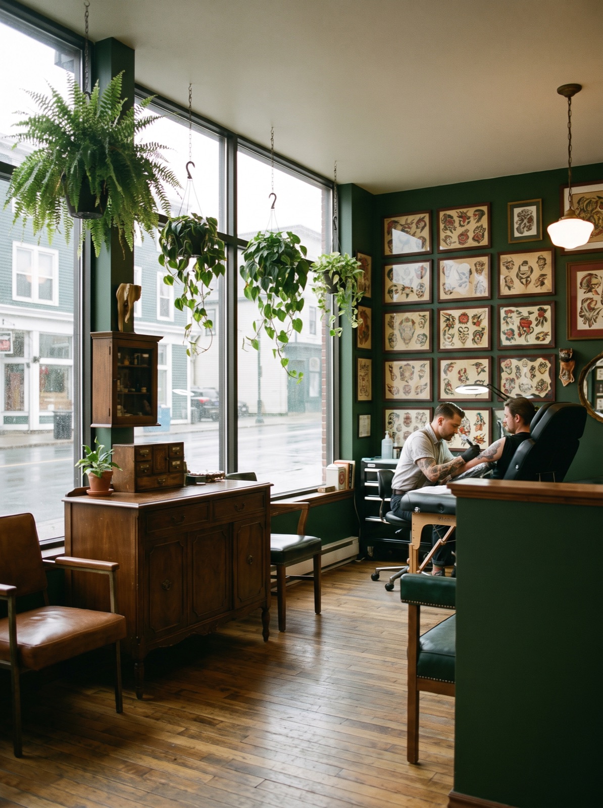Inside Three of Swords Tattoo Parlour