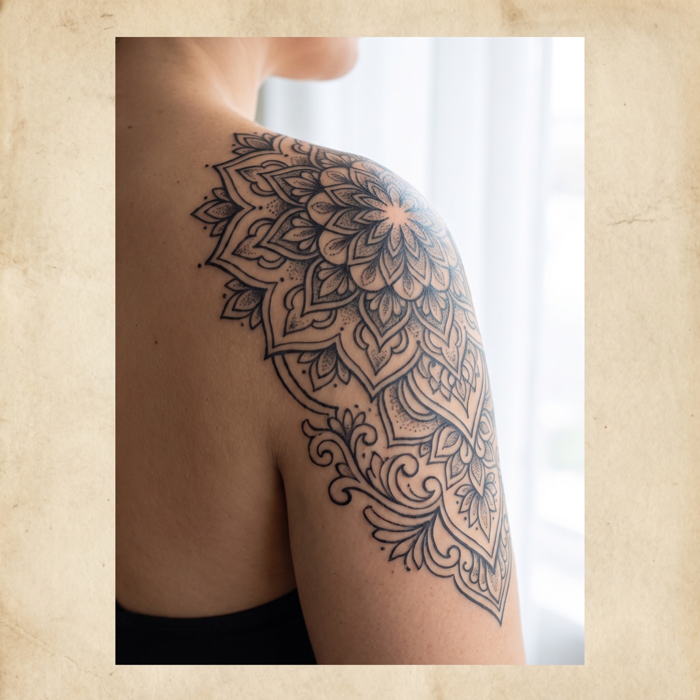 Tattoo work at Three of Swords Tattoo Parlour